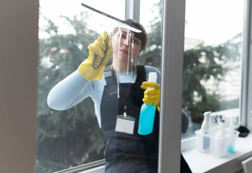 Nettoyage de vitres intérieures et extérieures à Blasimon